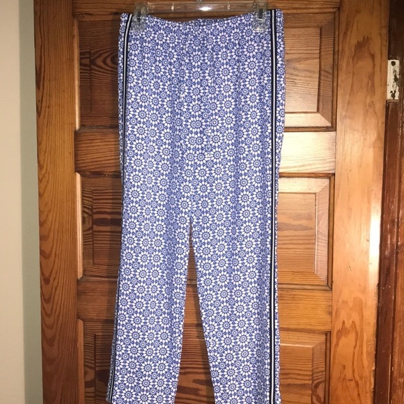 Talbots Pants - Talbots SP Petite Blue White Pants